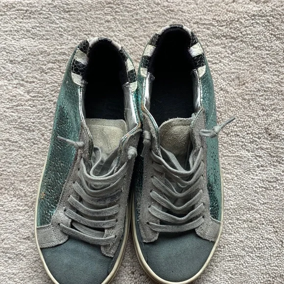 P448 | Shoes | P448 You Can Surf Later Metallic Green Silver  display picture 1
